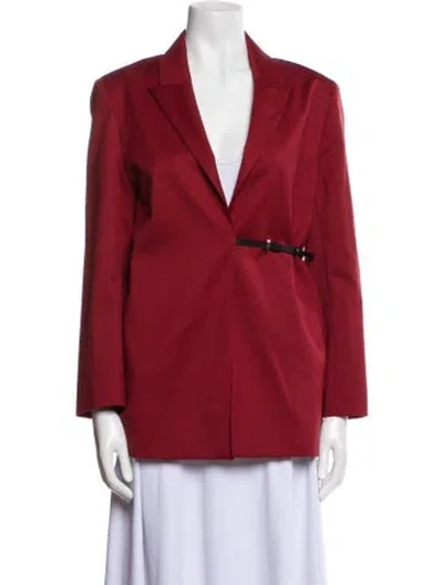 Pre-owned Loulou Studio Virgin Wool Blazer In Red