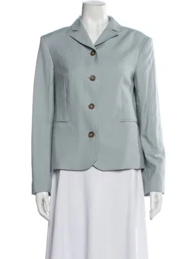 Pre-owned Loulou Studio Virgin Wool Blazer W/ Tags In Blue