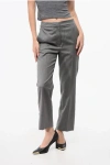 Loulou Studio Virgin Wool Dorkas Straight Leg Pants In Gray