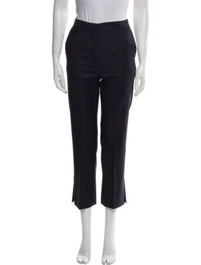 Pre-owned Loulou Studio Virgin Wool Wide Leg Pants In Black