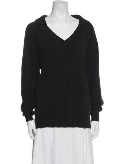 Pre-owned Loulou Studio V-neck Sweater In Blue