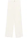 Loulou Studio Vys Trousers In 白色