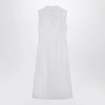 Loulou Studio White Shirt Dress In Cotton