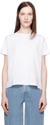 Loulou Studio White Basiluzzo T-shirt In White