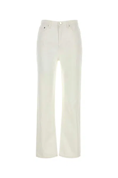 Loulou Studio White Denim Jude Jeans