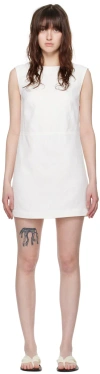 LOULOU STUDIO WHITE HOYA MINIDRESS