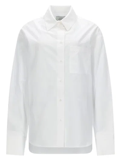 Loulou Studio White Regular Solid Shirt