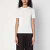 LOULOU STUDIO LOULOU STUDIO  WHITE RIBBED T-SHIRT