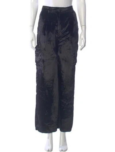 Pre-owned Loulou Studio Wide Leg Pants In Blue