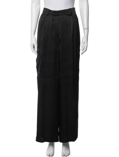 Pre-owned Loulou Studio Wide Leg Pants In Blue