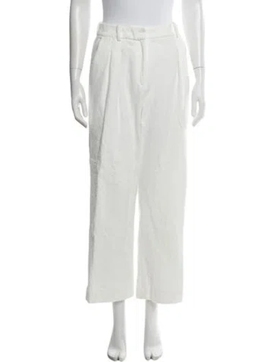 Pre-owned Loulou Studio Wide Leg Pants In Blue