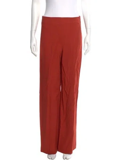 Pre-owned Loulou Studio Wide Leg Pants In Orange