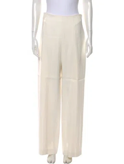 Pre-owned Loulou Studio Wide Leg Pants W/ Tags In Neutral