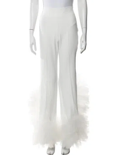 Pre-owned Loulou Studio Wide Leg Pants In White