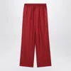 Loulou Studio Silk Trousers Wide Elastic Waistband