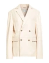 Loulou Studio Woman Blazer Ivory Size S Lambskin In White