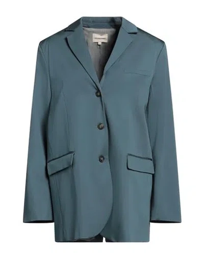 Loulou Studio Woman Blazer Pastel Blue Size Xs Viscose, Elastane