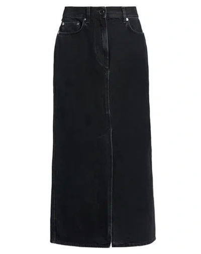 Loulou Studio Woman Denim Skirt Black Size M Organic Cotton