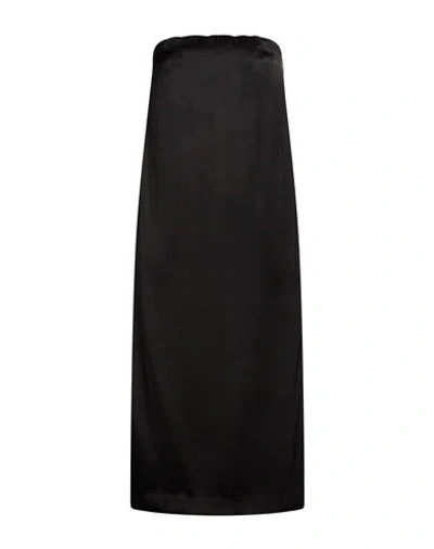 Loulou Studio Woman Midi Dress Black Size L Viscose