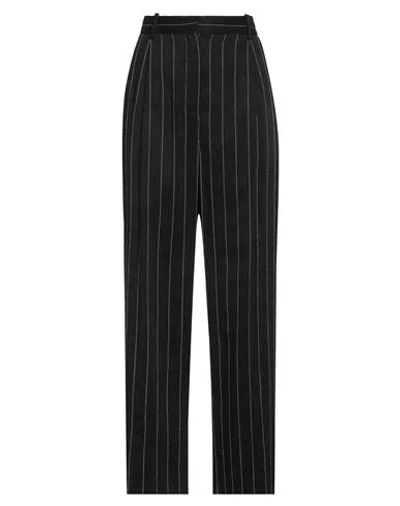 Loulou Studio Woman Pants Black Size L Viscose, Linen, Polyamide, Cotton