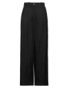 Loulou Studio Woman Pants Black Size M Viscose, Linen