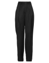 Loulou Studio Woman Pants Black Size M Viscose, Linen In Black