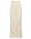 Loulou Studio Woman Pants Cream Size Xs Cotton, Linen In White