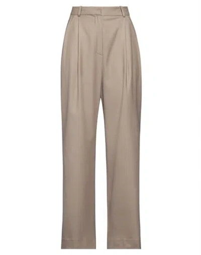 Loulou Studio Woman Pants Dove Grey Size L Virgin Wool, Elastane In Grey