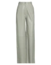 Loulou Studio Woman Pants Light Green Size L Lambskin In Green