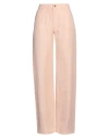 Loulou Studio Woman Pants Pink Size L Viscose, Linen In Pink