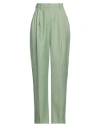 Loulou Studio Woman Pants Sage Green Size Xs Viscose, Linen