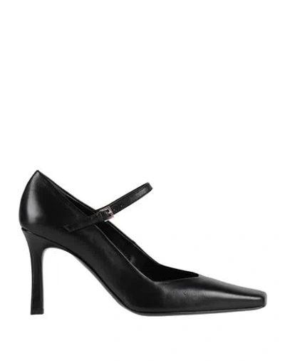 Loulou Studio Woman Pumps Black Size 8 Leather