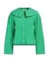 Loulou Studio Woman Shirt Green Size M Cotton In Green