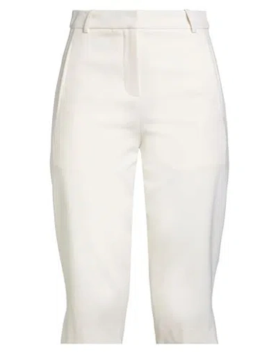 Loulou Studio Woman Shorts & Bermuda Shorts Ivory Size M Wool, Elastane In White