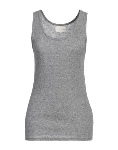 Loulou Studio Woman Tank Top Grey Size Xl Viscose, Wool