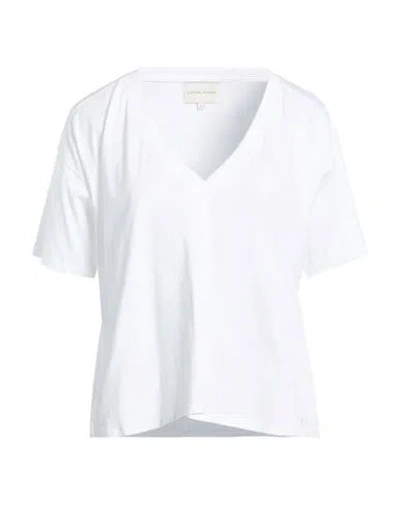Loulou Studio Woman T-shirt White Size L Pima Cotton