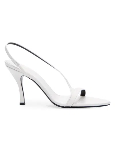 Loulou Studio Women's Arwa 85mm Leather Slingback Sandals In White