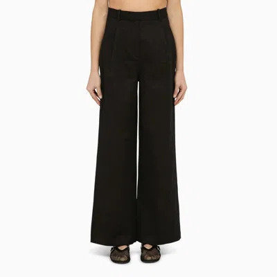 Loulou Studio Women's Cotton And Linen Trousers