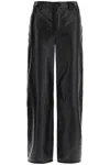 Loulou Studio Figari Wide-leg Leather Pants In Black