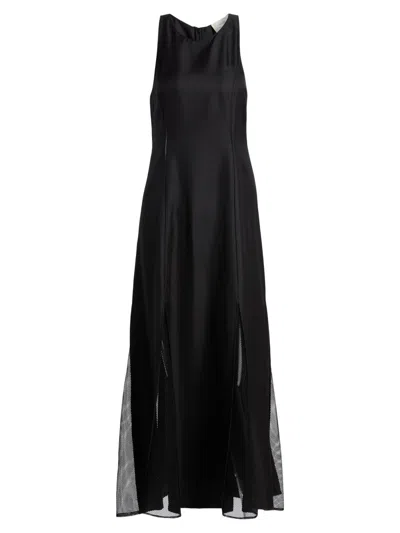 Loulou Studio Women's Iraka Detailed Maxi Dress In Black