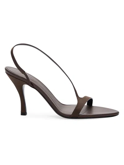 Loulou Studio Women's Lane 85mm Leather Sandals In Brown