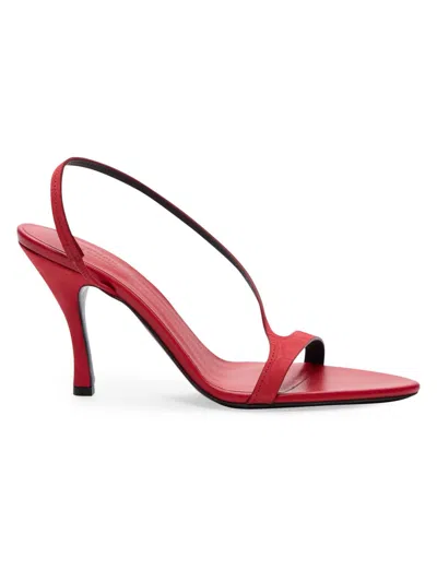 Loulou Studio Women's Lane 85mm Leather Sandals In Red