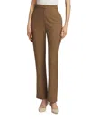 Loulou Studio Women's Maia Wool Tapered Crop Pants In Antique Brown