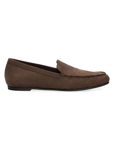 Loulou Studio Women's Pesaro Croc-embossed Leather Loafers In Brown