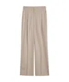 Loulou Studio Wool And Cashmere Trousers In Nude