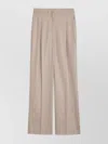 Loulou Studio Wool And Cashmere Trousers In Pink