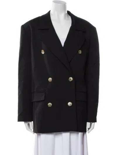 Pre-owned Loulou Studio Wool Blazer In Black