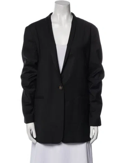 Pre-owned Loulou Studio Wool Blazer In Black