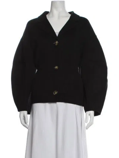 Pre-owned Loulou Studio Wool Blazer In Black
