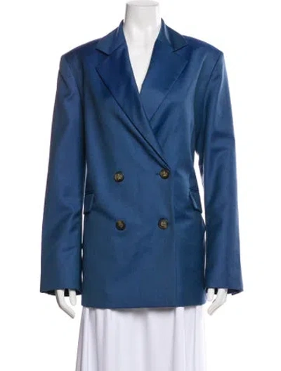 Pre-owned Loulou Studio Wool Blazer In Blue